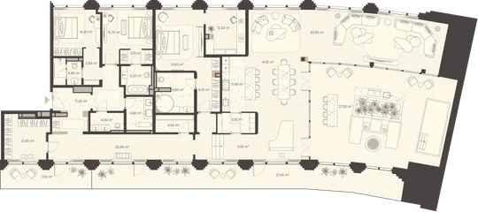 План квартиры №113A