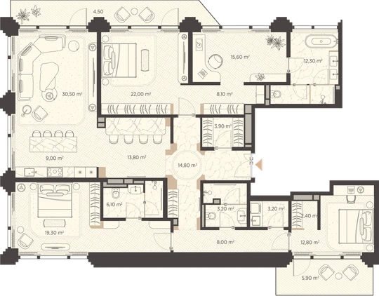План квартиры №114A