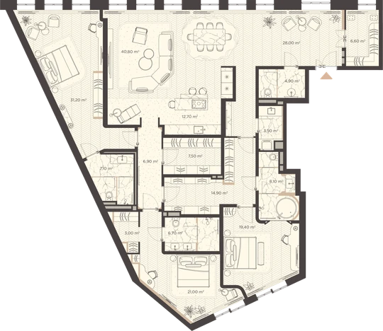 План квартиры №103C