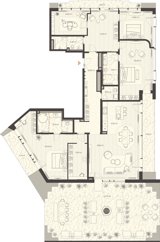План квартиры №317C