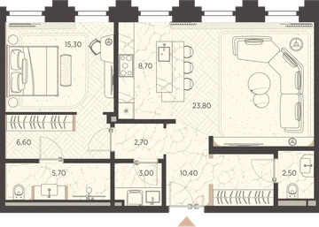 План квартиры №102B